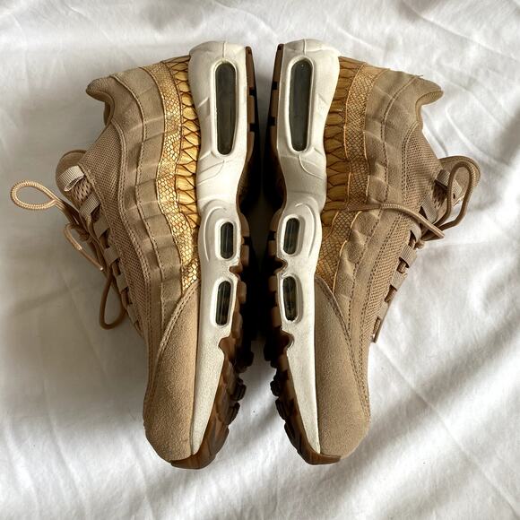 Nike Air Max 95 Premium SE Vanchetta Tan Snake Sneakers